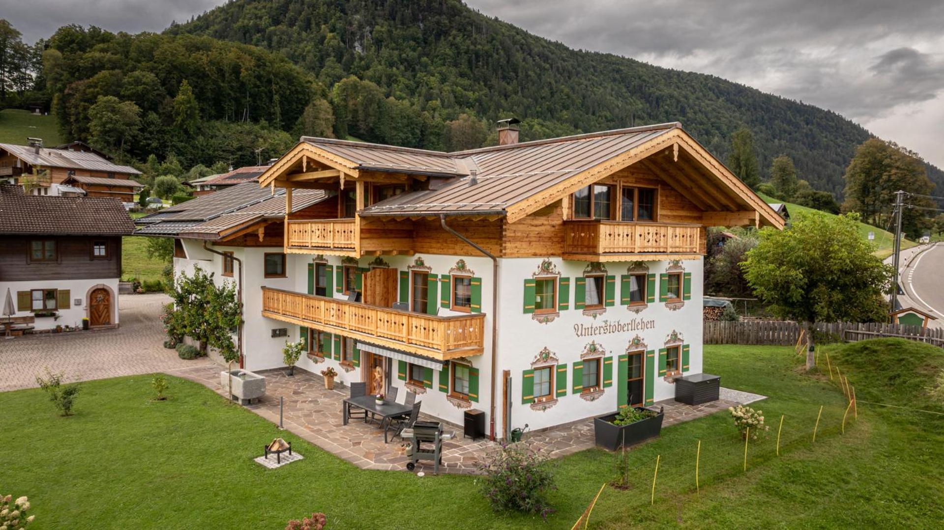 ビショフスヴィーゼンHaus Unterstoeberlアパートメント エクステリア 写真